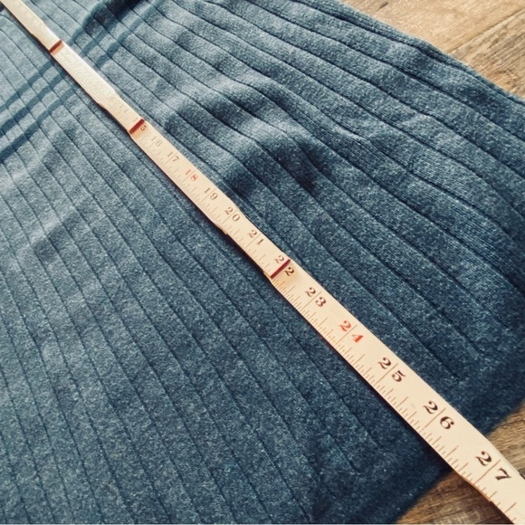 VINTAGE STRUCTURE Blue & Navy 100% Cotton Sweater, Made in Hong Kong. Size Large - Picture 5 of 10